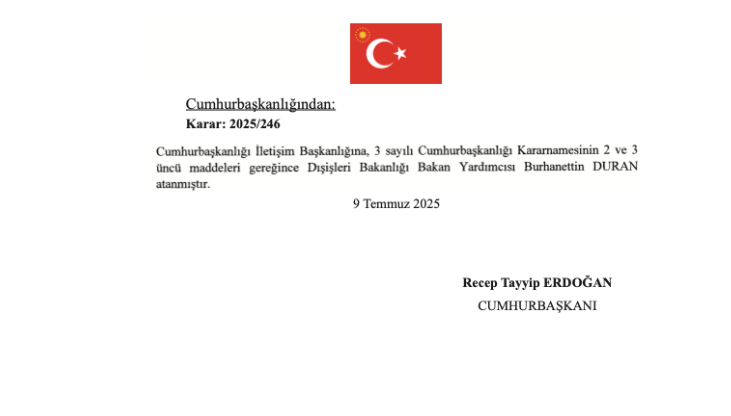 Cumhurbaşkanı Erdoğan, İletişim Başkanı Fahrettin Altun'u Görevden Aldı-1