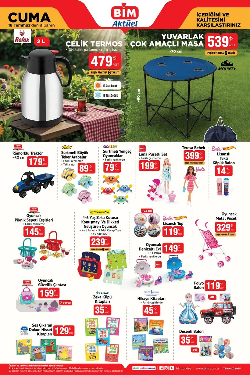 Elektrikli Semaver, Mini Buzdolabı Ve Daha Fazlası Bi̇m’e Geliyor! 18 Temmuz Kataloğu (2)