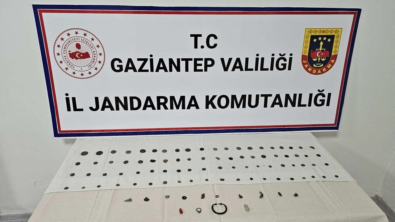 Gaziantep'te Tarihi Eser Kaçakçılığı Operasyonu 1 Gözaltı