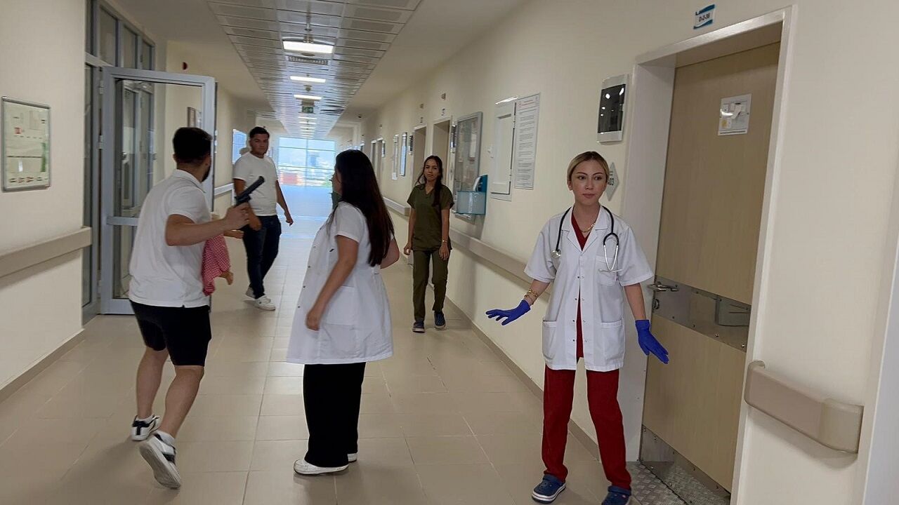 Gazipaşa Devlet Hastanesi'nde Gerçeği Aratmayan Tatbikat (4)