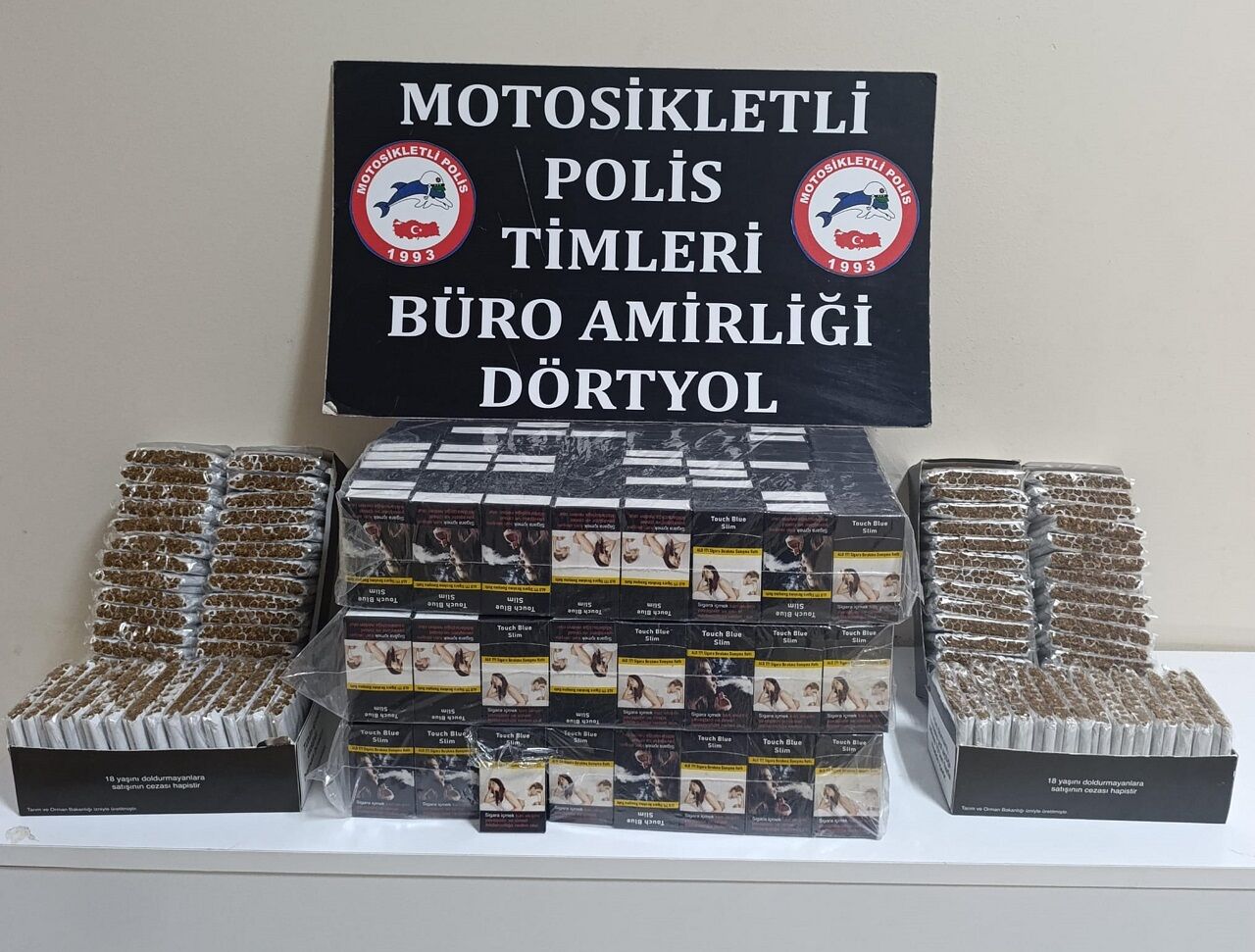 Hatay’da Gümrük Kaçağı Sigara Operasyonu (1)