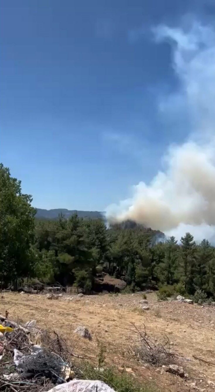 Isparta Sütçüler'de Orman Yangını! Havadan Ve Karadan Müdahale Sürüyor (7)