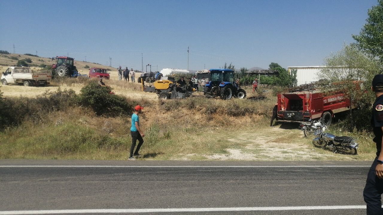 Isparta Yalvaç’ta 30 Dönümlük Tarım Arazisi Yangında Zarar Gördü (5)