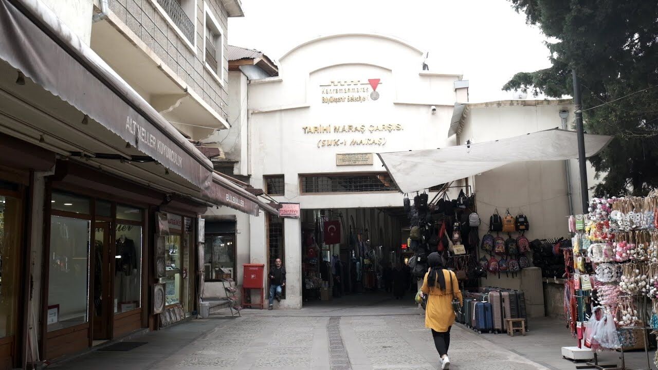 Kahramanmaraş Kapalı Çarşı'da Ticaret Durdu (2)