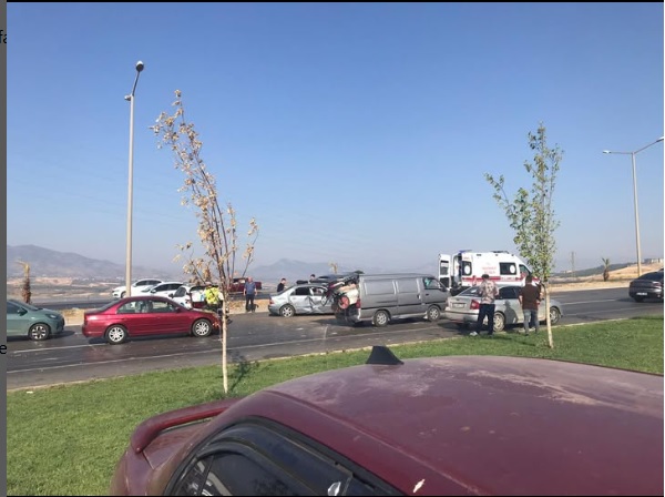 Kahramanmaraş Kayseri Yolu Akdo Önünde Trafik Kazası2