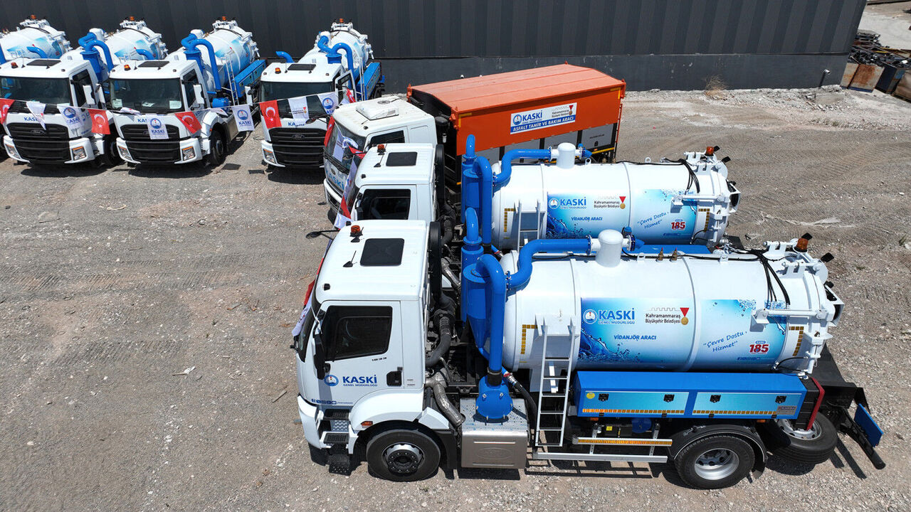 Kahramanmaraş'ta Kaski̇ Filosuna 16 Yeni Araç Katıldı (4)