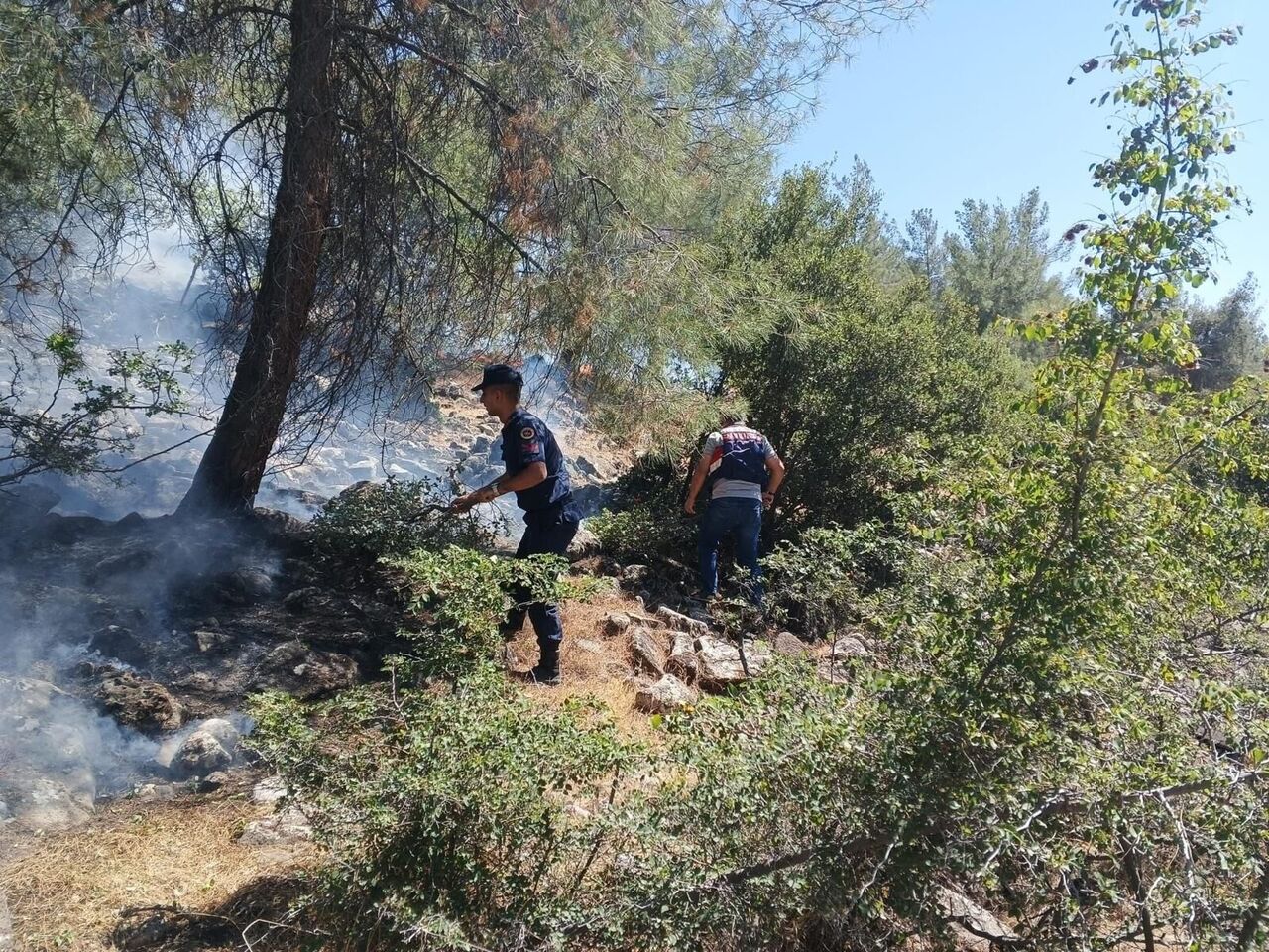 Kahramanmaraş’ta Piknik Ateşi Ormanı Yaktı 2 Kişi Gözaltında (1)