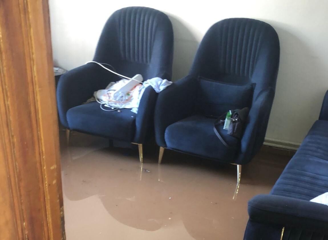 Kahramanmaraş'ta Skandal Kaçak Sondaj Şebeke Borusunu Patlattı, Evleri Su Bastı! (4)