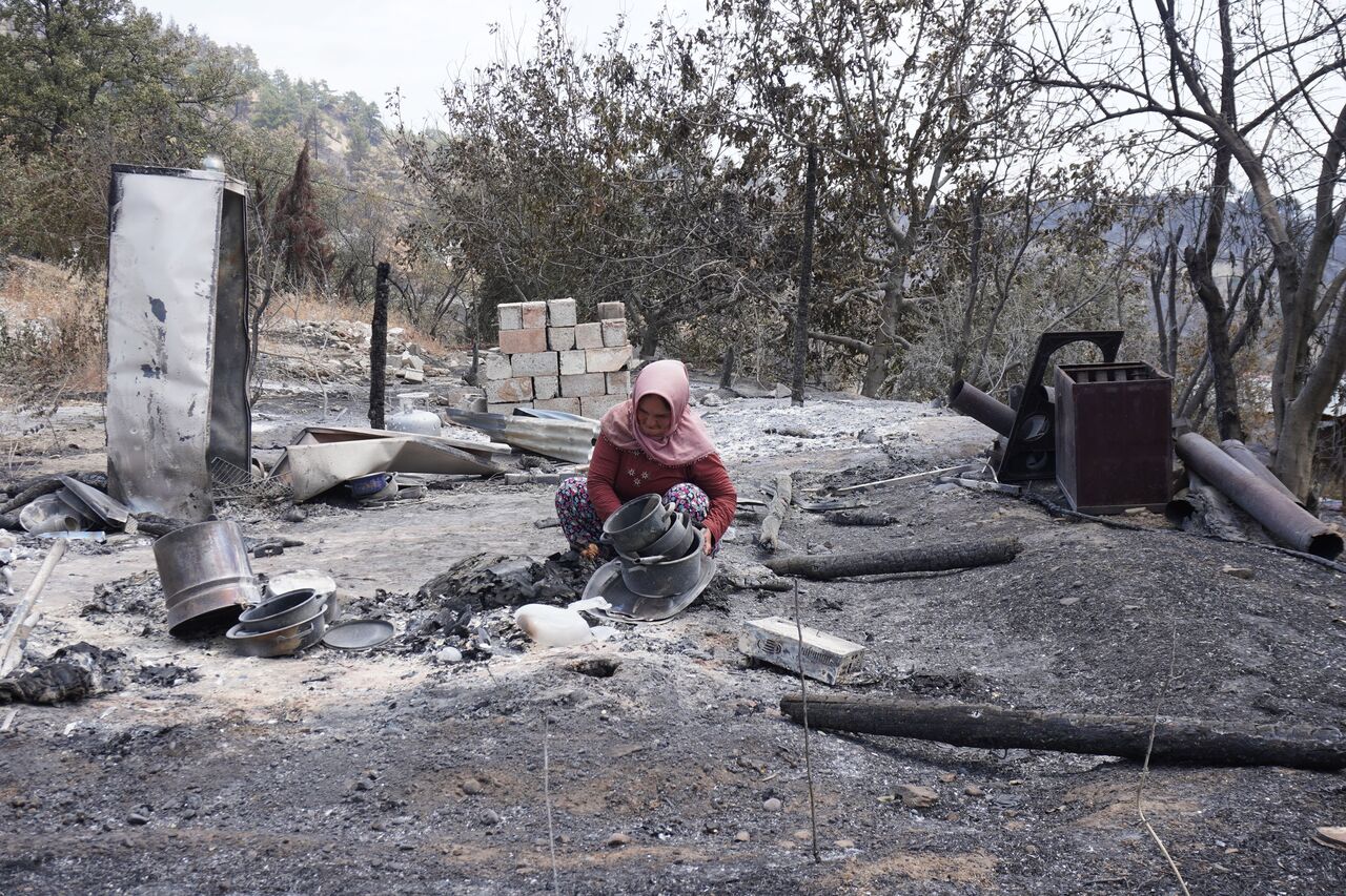 Kahramanmaraş'ta Yangın Sonrası Vahim Tablo Binlerce Hektar Kül Oldu (1)
