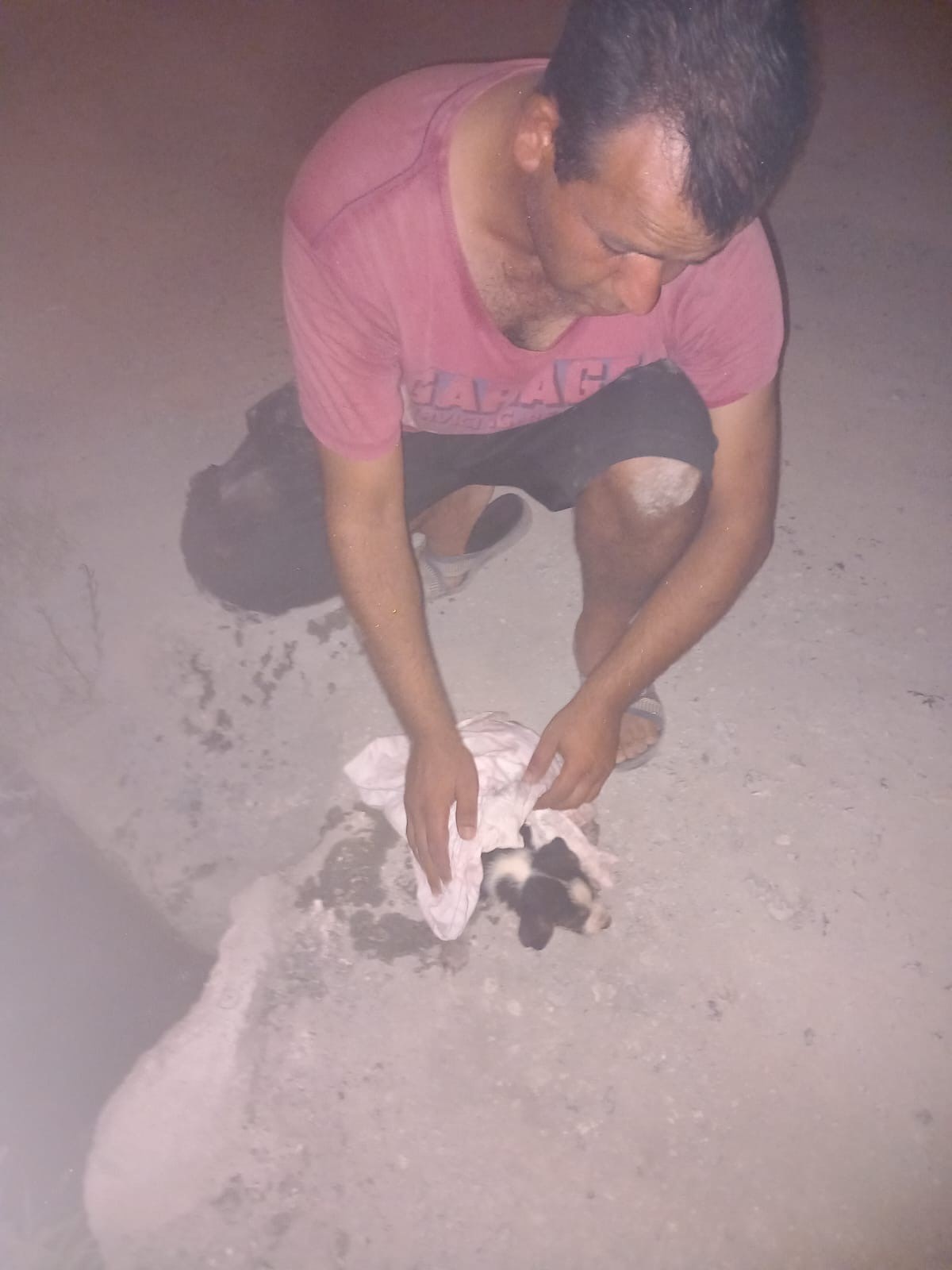 Kanalizasyon Borusuna Sıkışan Yavru Köpeği Itfaiye Kurtardı (2)