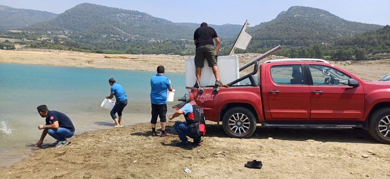 Kilgen Barajı'na 321 Bin Yavru Sazan, Baraja Bırakıldı (1)