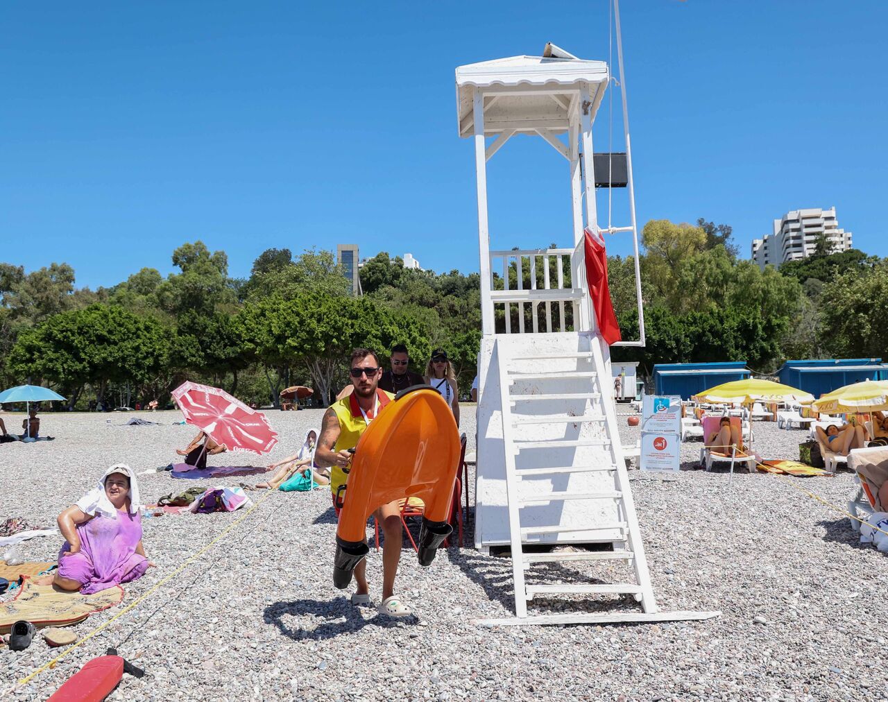 Konyaaltı Sahili'nde İnsansız Robot Cankurtaran Iş Başında (4)