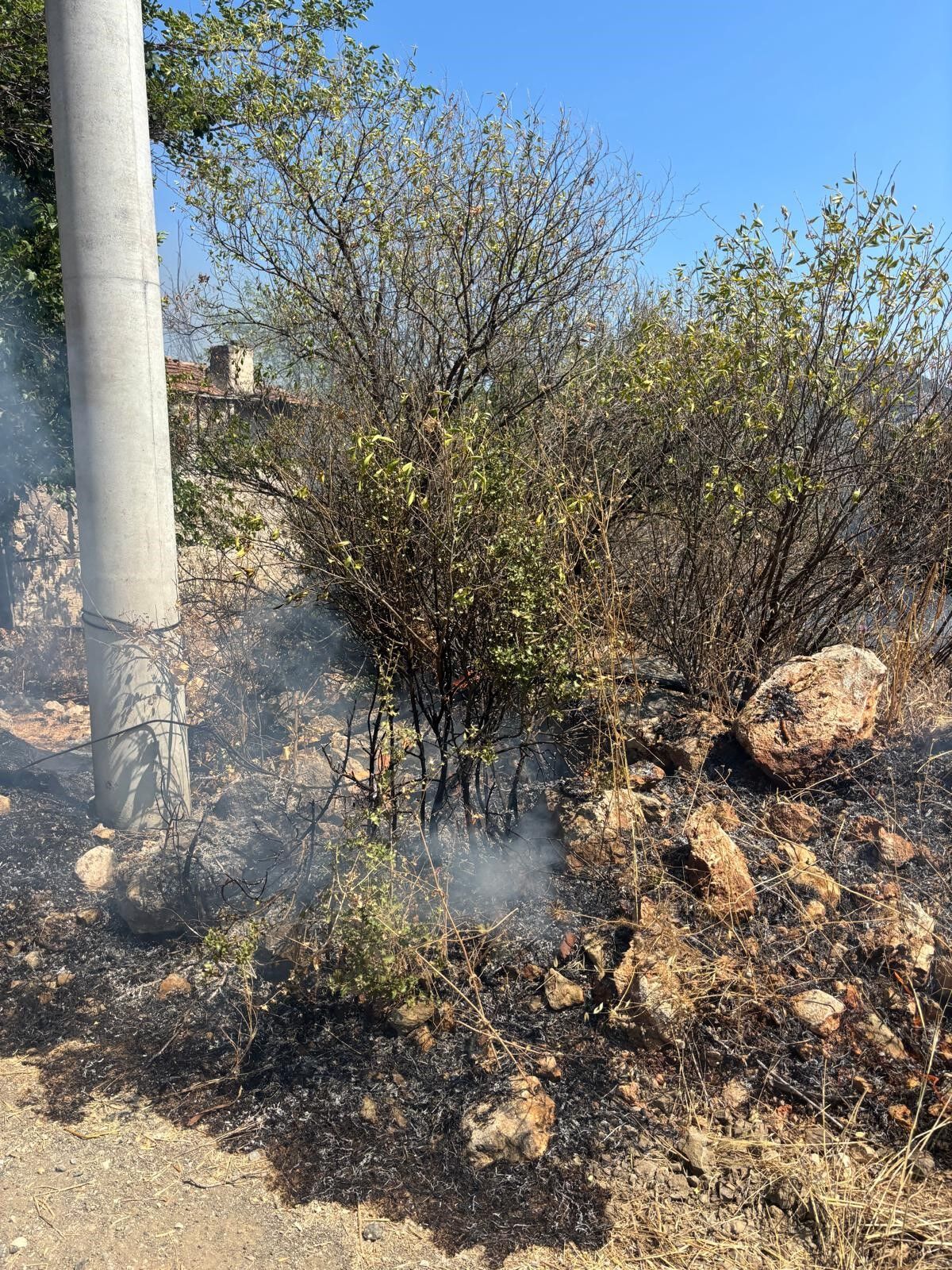 Kumluca’da Makilik Yangını 7 Dakikada Söndürüldü Orman Felaketi Önlenmiş Oldu (3)