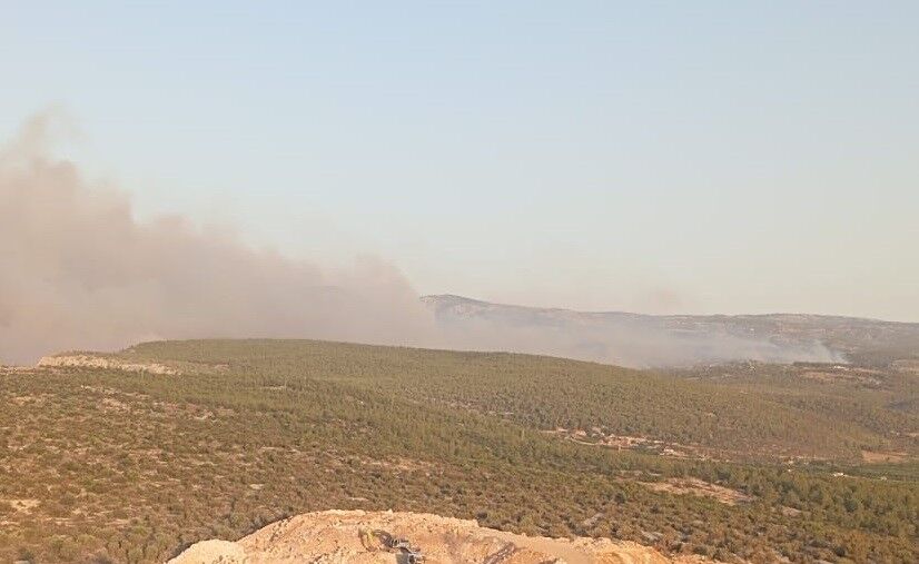 Mersin Silifke’de Sabahın İlk Saatlerinde Orman Yangını (2)