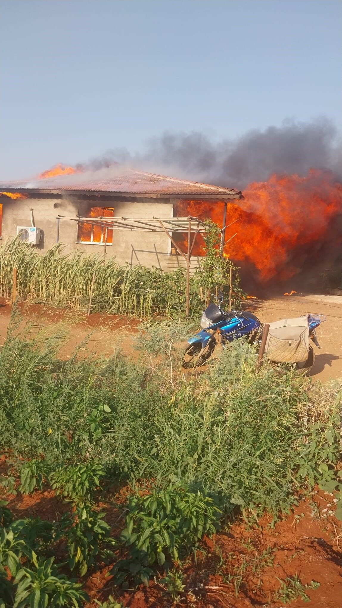 Müstakil Ev Alevlere Teslim Oldu (4)