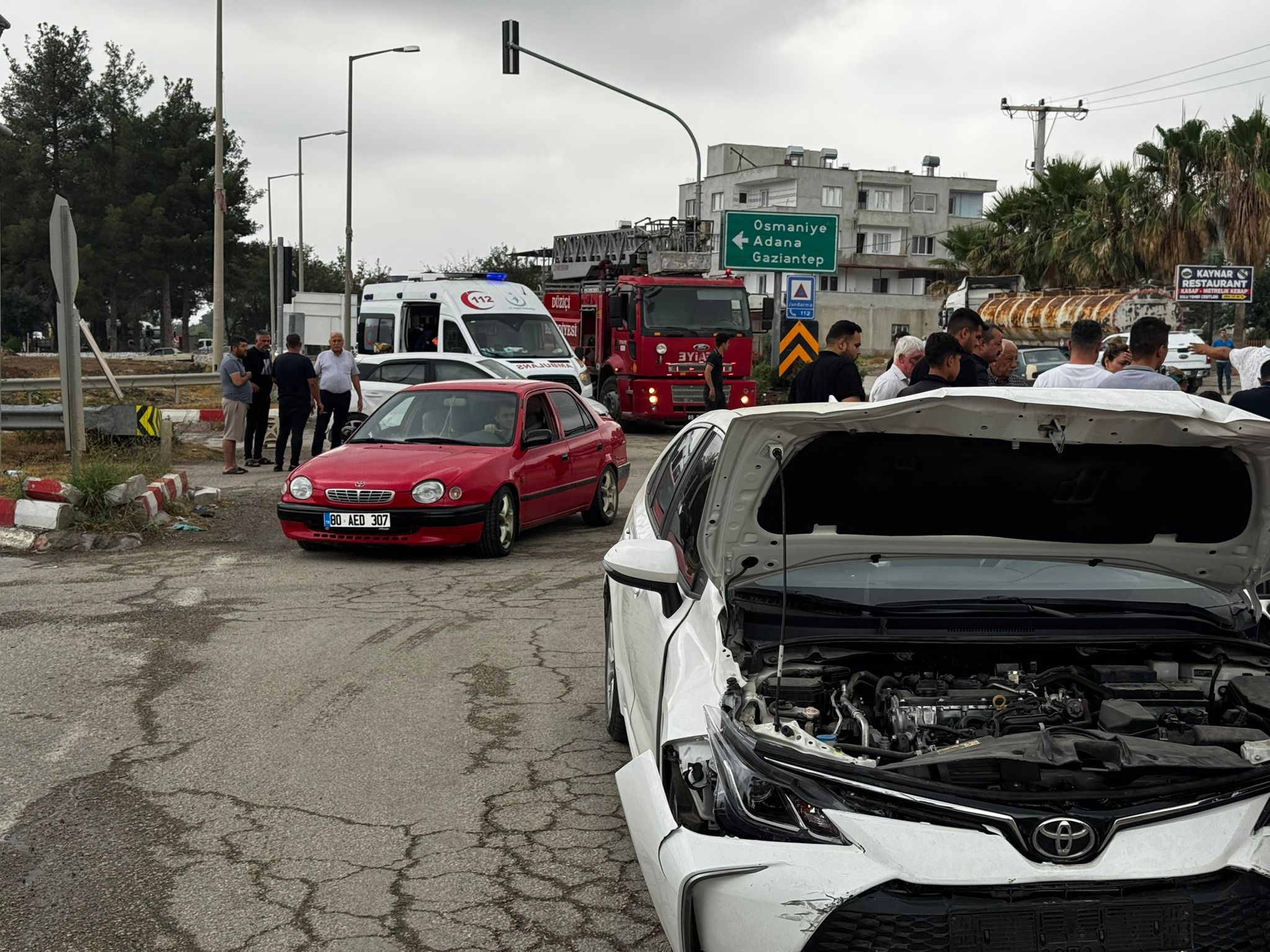 Osmaniye'de Iki Otomobil Çarpıştı 2 Yaralı (3)