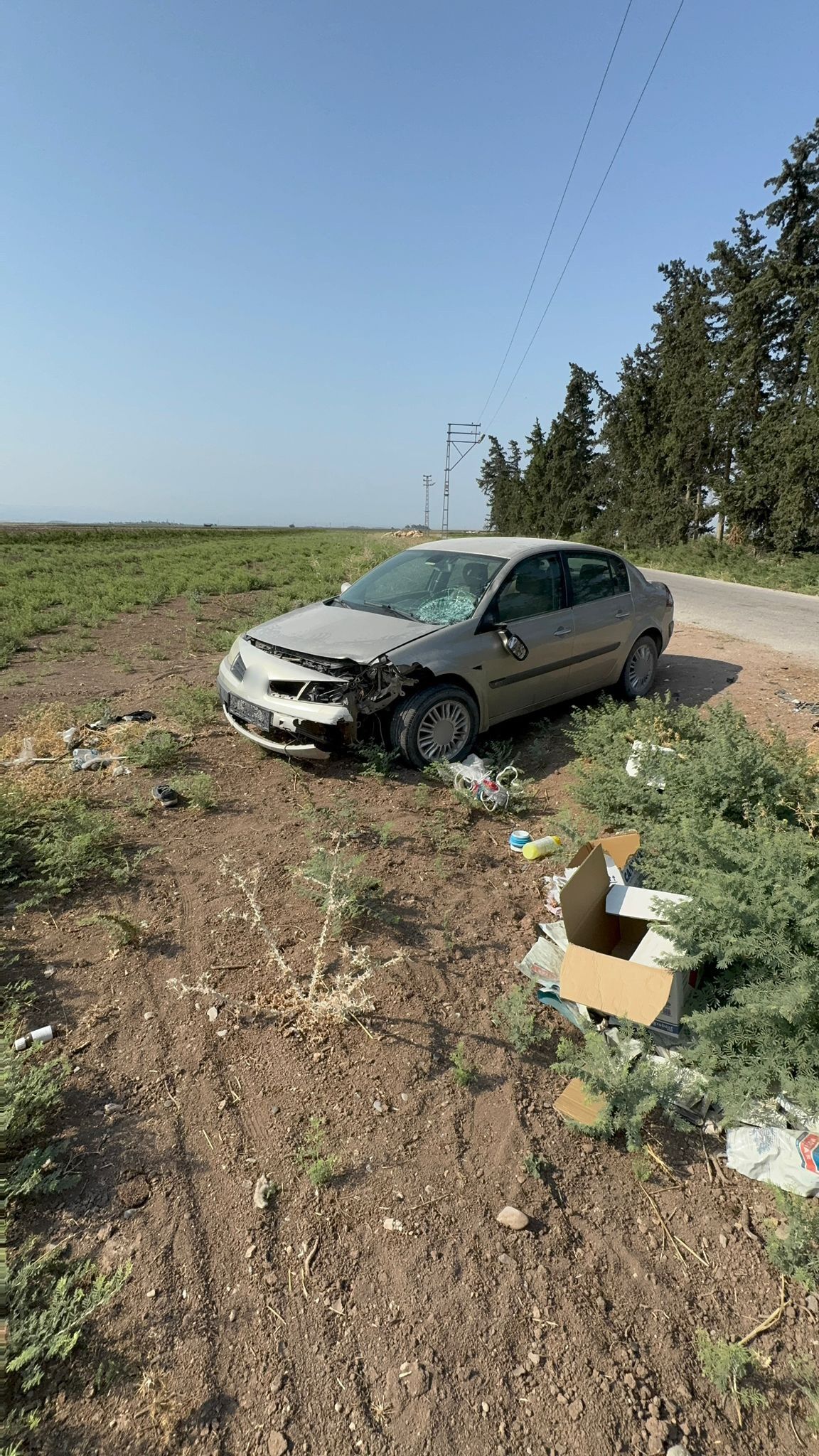 Otomobille Çarpışan Motosiklet Sürücüsü Öldü (1)