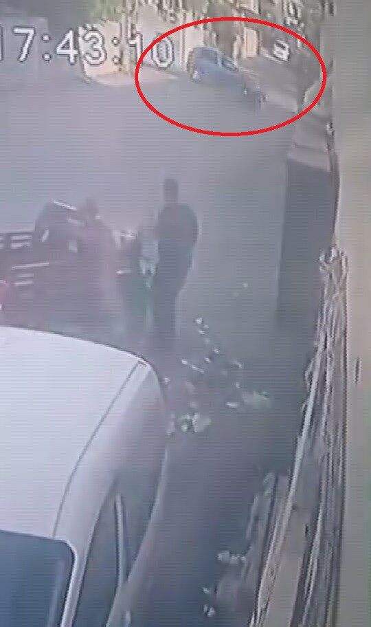 Reyhanlı'da Otomobille Çarpışan Motosikletli Metrelerce Savruldu (1)-1