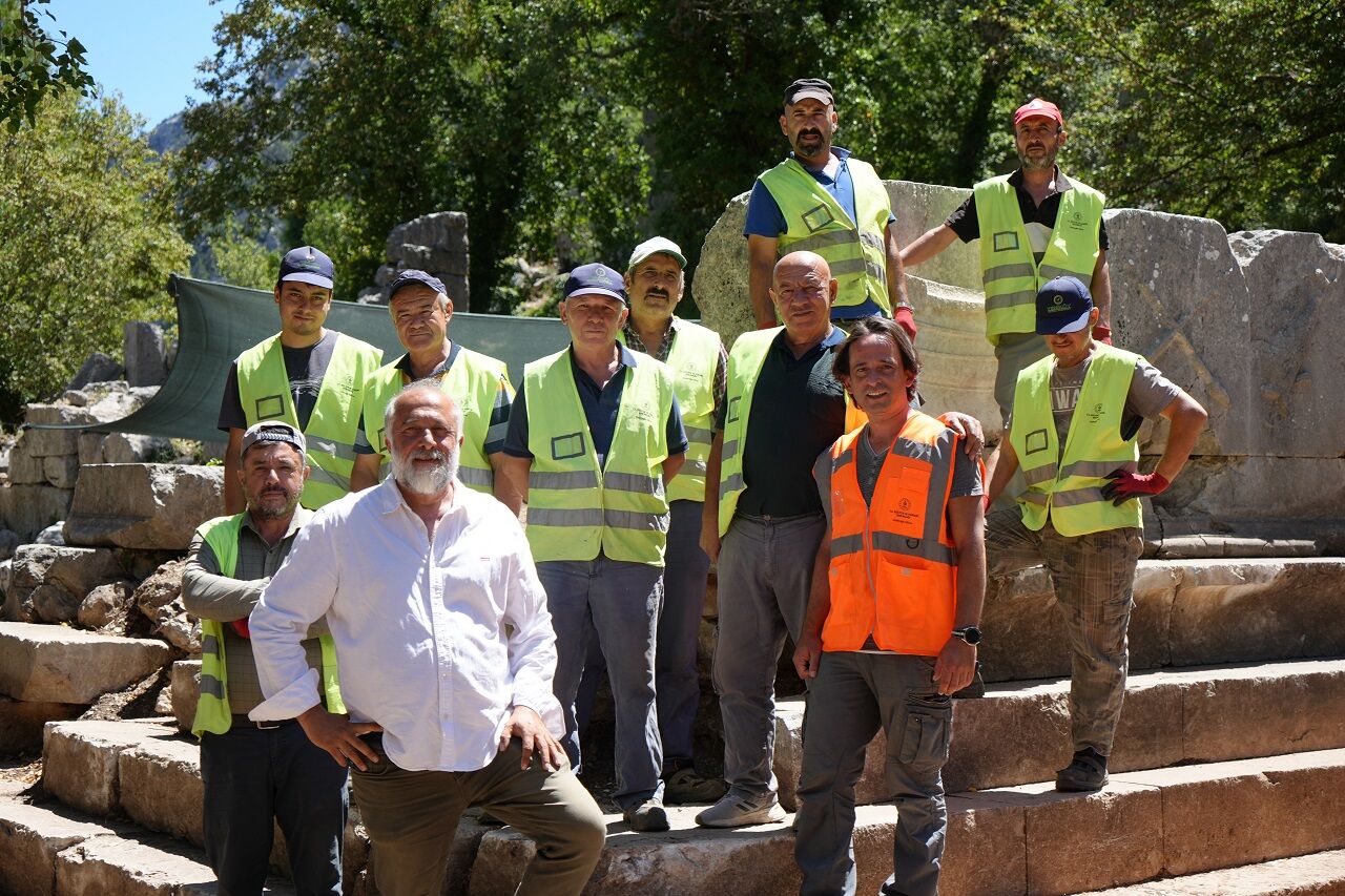 Termessos’ta Ilk Kazı Başladı Antik Anıt Mezar Ayağa Kalkıyor (1)