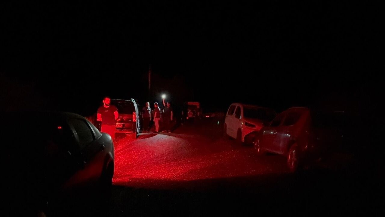 Yaban Keçileri Yangın Sebebiyle Doğal Yaşam Alanlarından Kaçarken Görüntülendi (6)