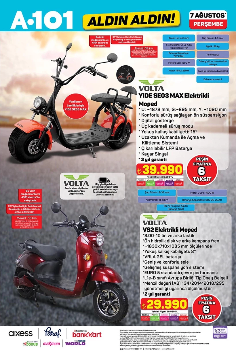 A101'E Flaş İndirimler Geldi Elektrikli Bisiklet Fiyatları Şaşırttı!Ü (5)