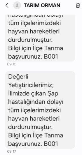 Adana Tarım Müdürlüğü’nden Şap Hastalığı Uyarısı (2)
