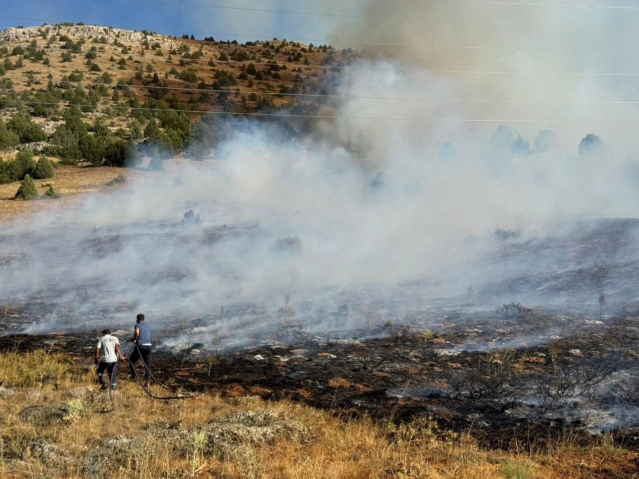 Adana Tufanbeyli'de Orman Yangını (2)
