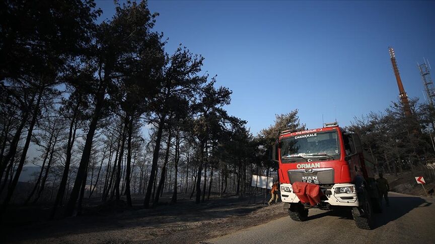Çanakkale Alevlere Karşı Tek Yürek Orman Yangınlarında Zafer Anı (1)