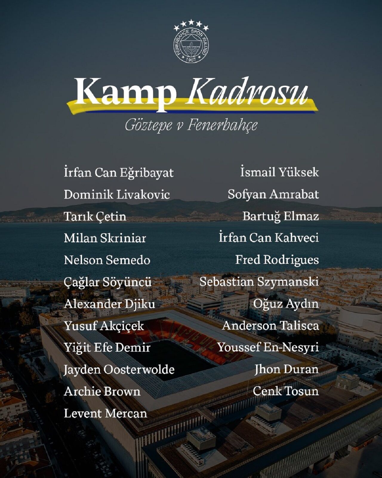 Fenerbahçe Göztepe Deplasmanında! İşte Maç Detayları (5)