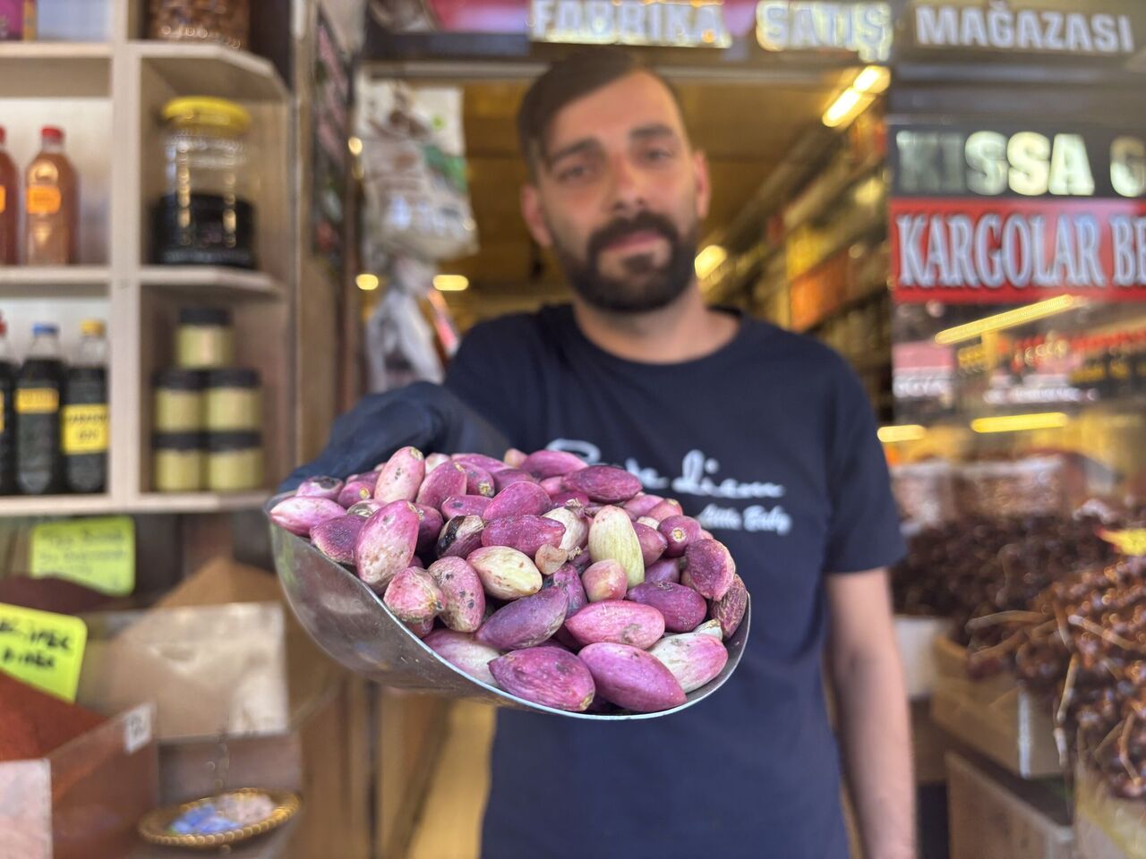 Gaziantep’te Yeni Mahsul Antep Fıstığı Tezgahlarda (4)