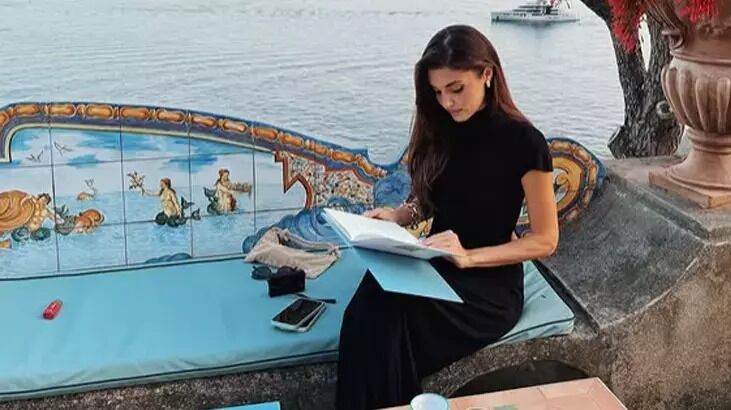 Hande Erçel Bodrum’da Yeğeni Mavi İle Keyifli Tatil Yaptı (3)