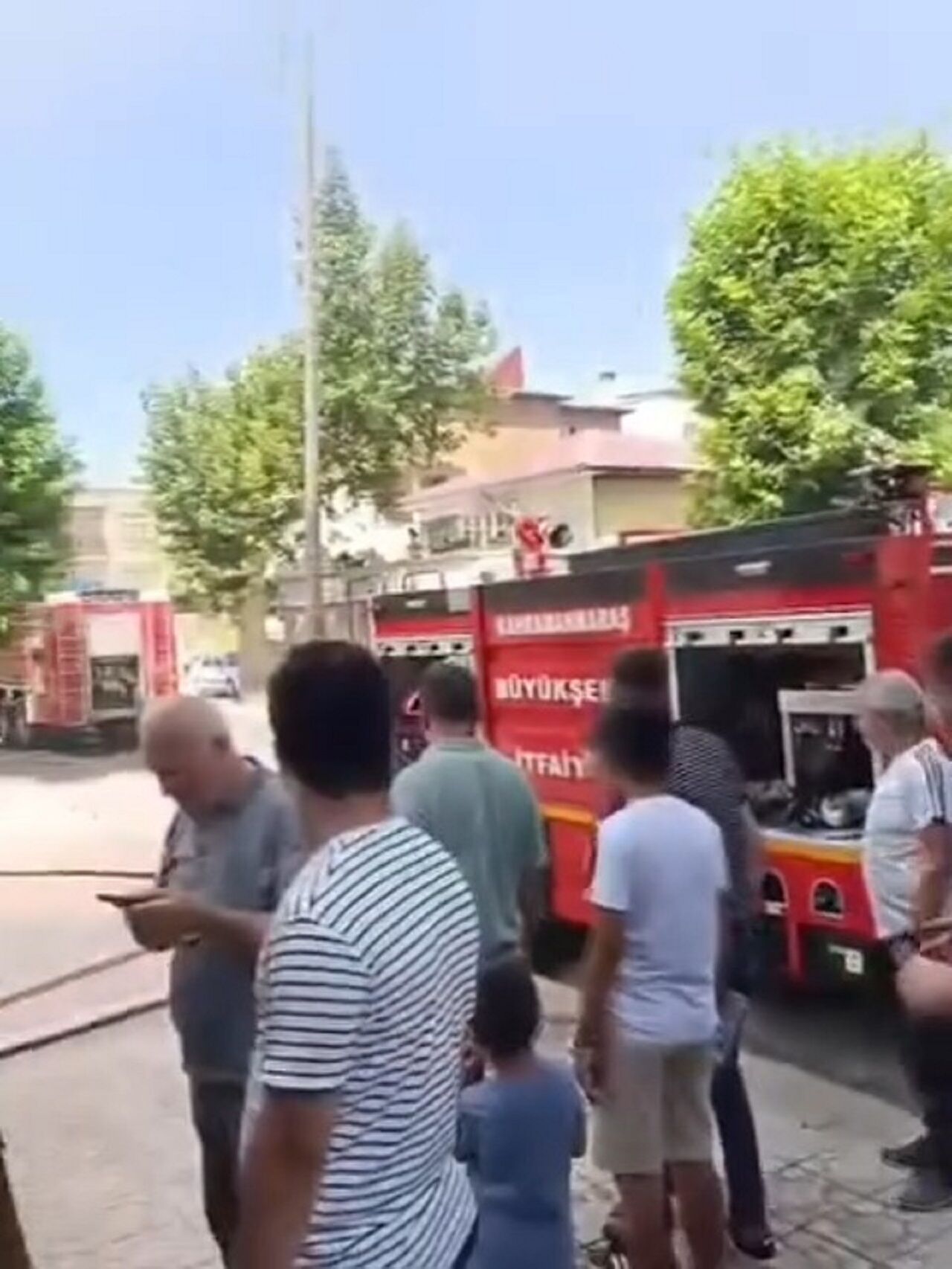 Kahramanmaraş Kalesi Yakınlarında Yangın Paniği (1)