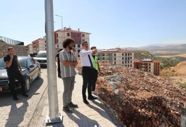 Kahramanmaraş Pazarcık'ta Deprem Konutları Denetimi (1)