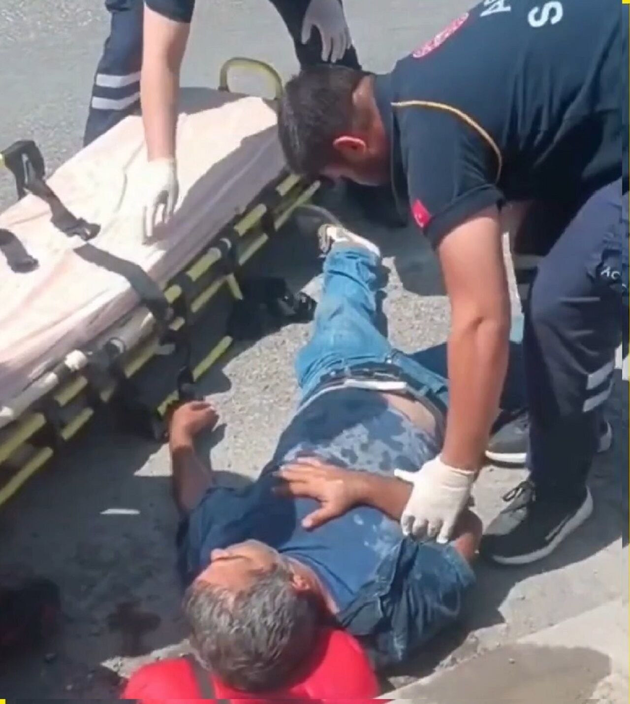 Kahramanmaraş’ta Aşırı Sıcak Bir Vatandaşı Bayılttı (3)