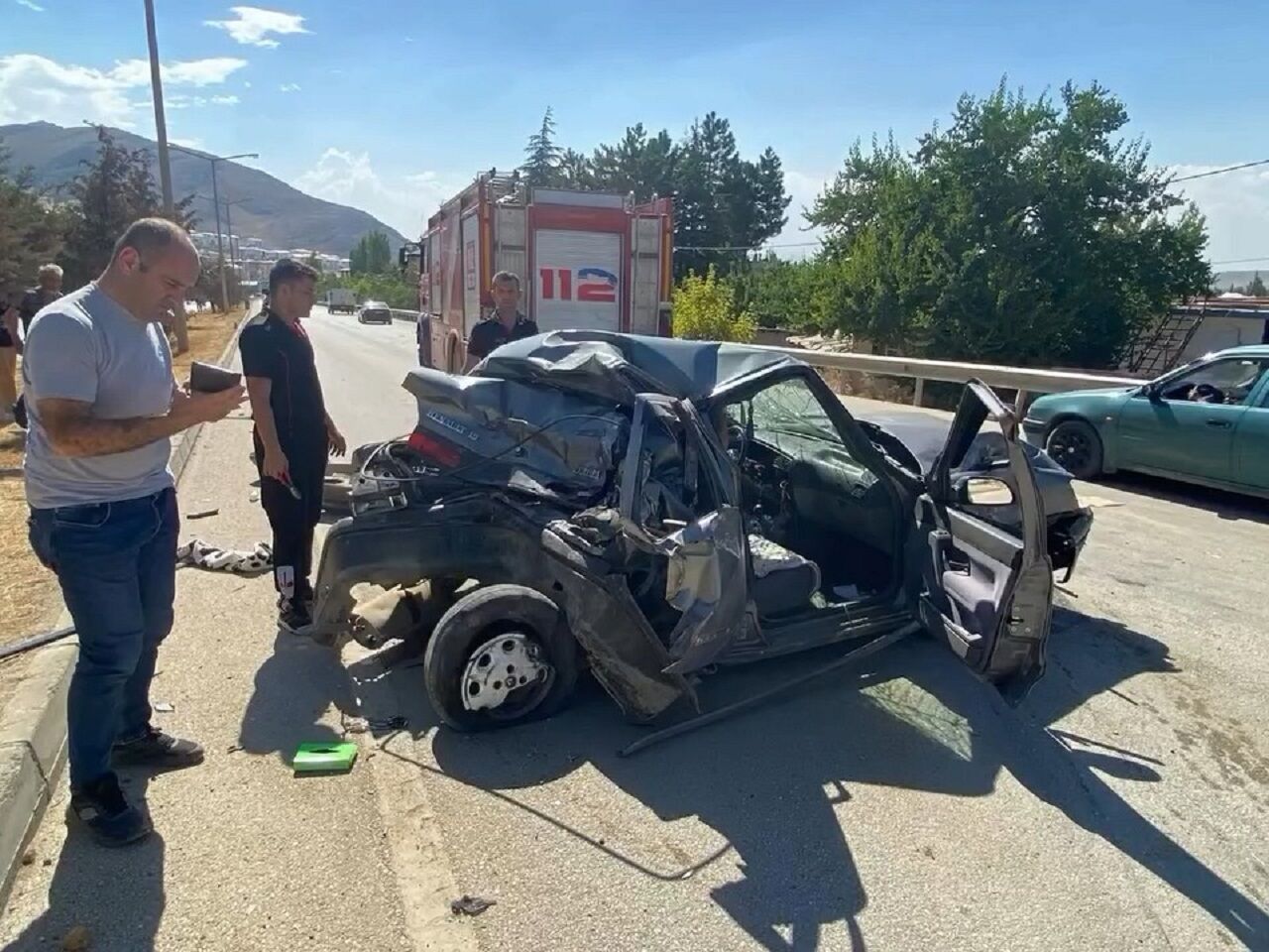 Kahramanmaraş’ta Kavşakta Korkunç Kaza 1 Ağır Yaralı (2)