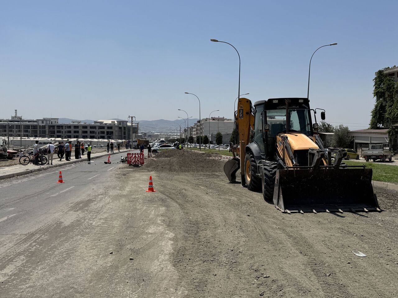 Kahramanmaraş'ta Kepçe Altında Kalan Motosiklet Sürücüsü Öldü (2)