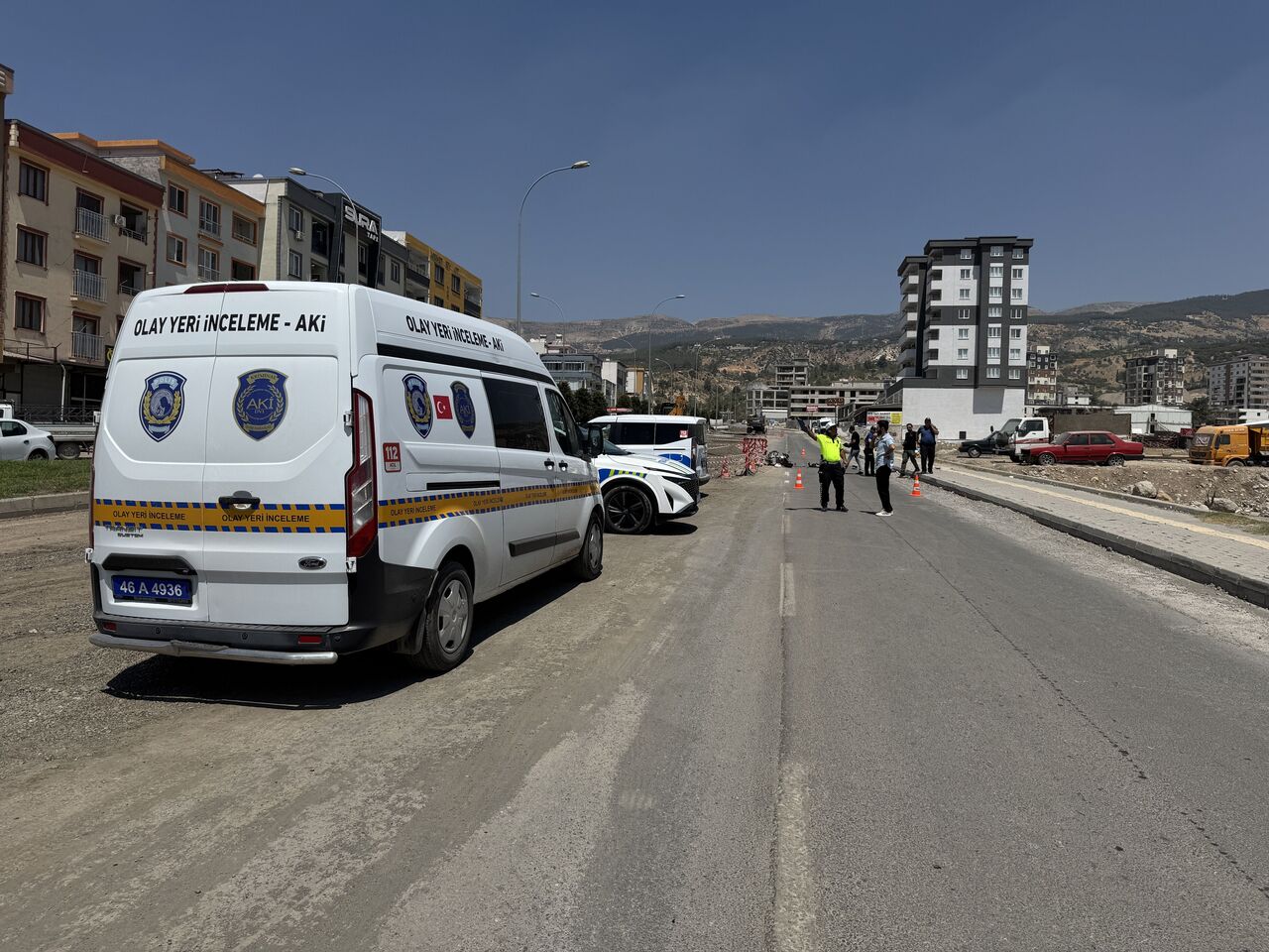 Kahramanmaraş'ta Kepçe Altında Kalan Motosiklet Sürücüsü Öldü (3)