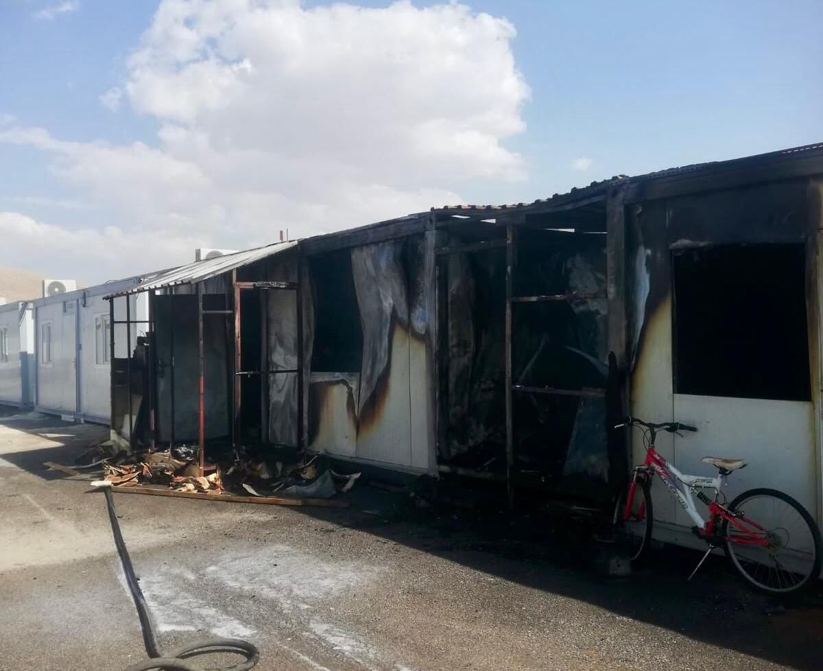 Kahramanmaraş’ta Konteynır Yangını Paniğe Neden Oldu (2)