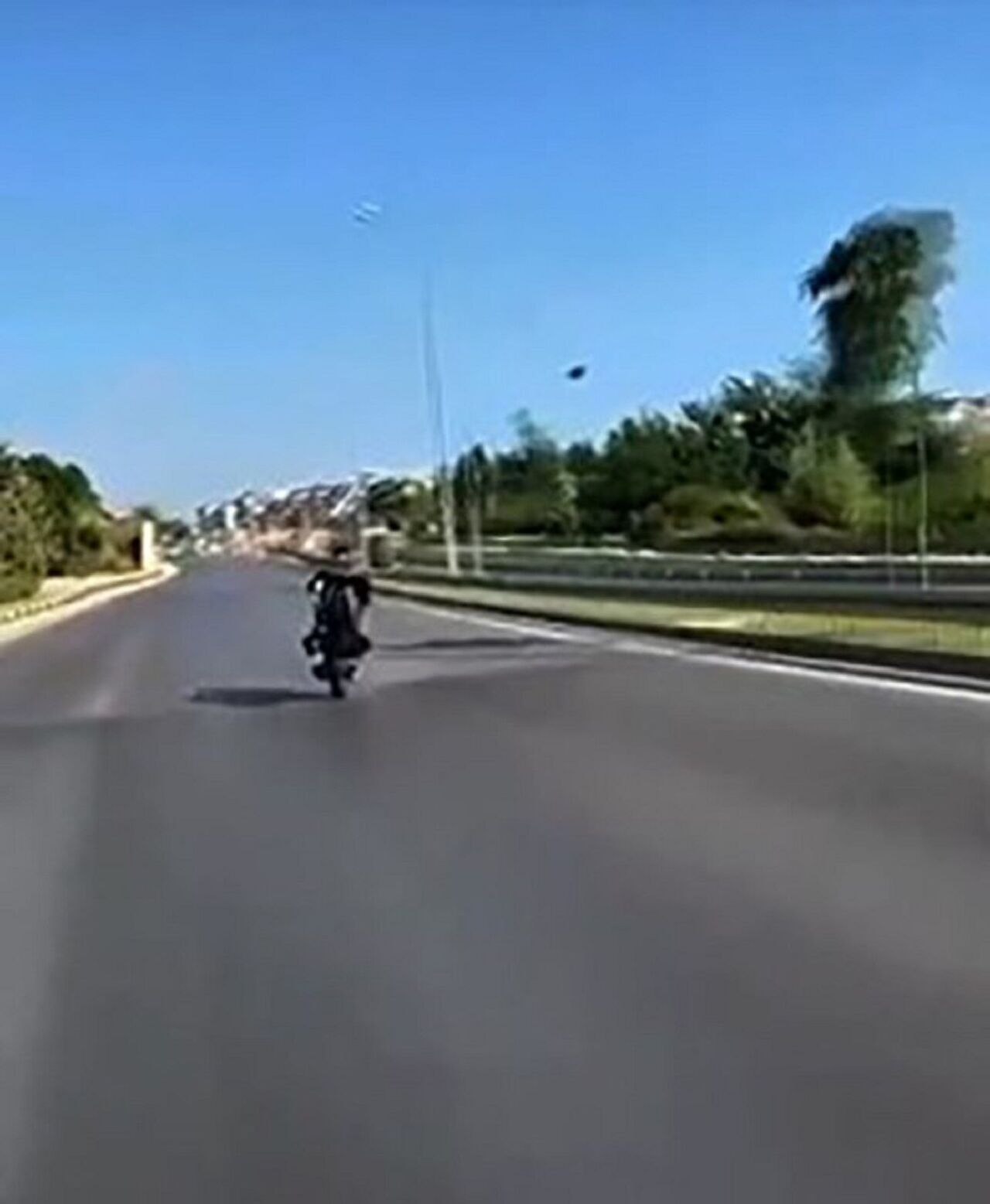 Karayolunda Tek Teker Şov Pahalı Maloldu (1)