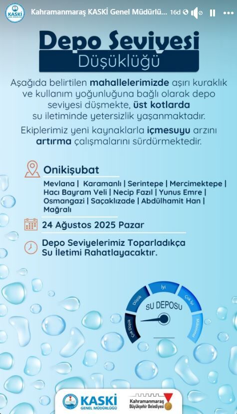 Kaski Su Kesintisi-1