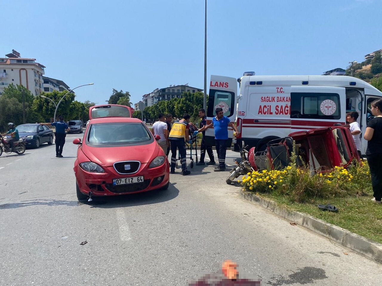 Kazada Baba Oğul Hastanelik Oldu (2)