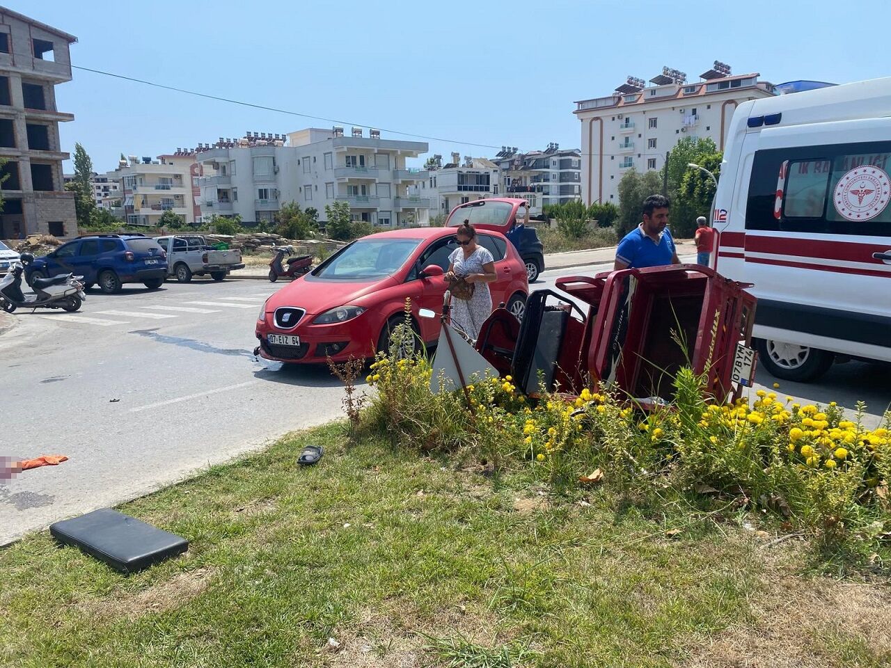 Kazada Baba Oğul Hastanelik Oldu (3)
