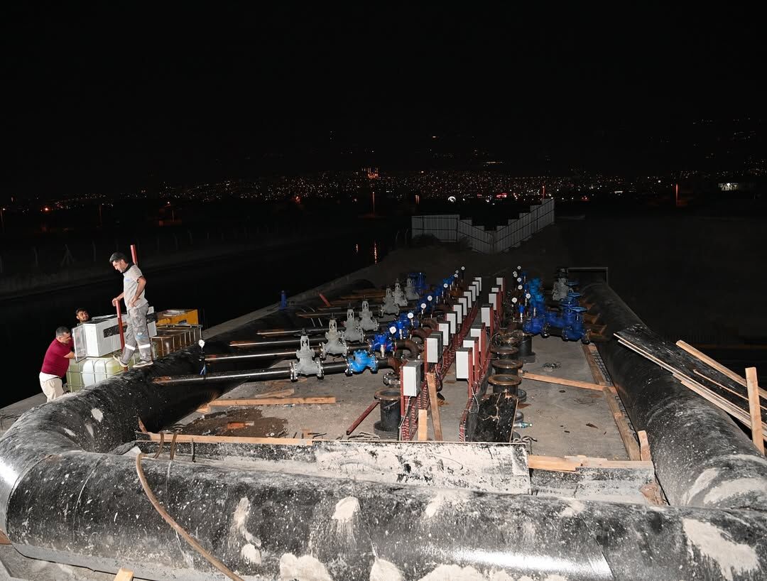 Kıymetli Hemşehrilerim;An Itibariyle Kılavuzlu Barajı’ndan Ayvalı Arıtma Tesisimize Ulaştırdığım (1)