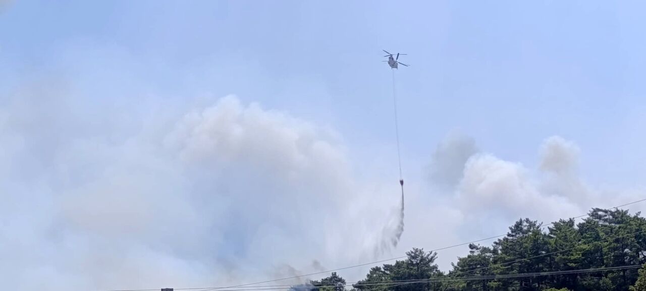 Mersin Ormanları Alevler Altında Silifke’de Yangın Alarmı (2)