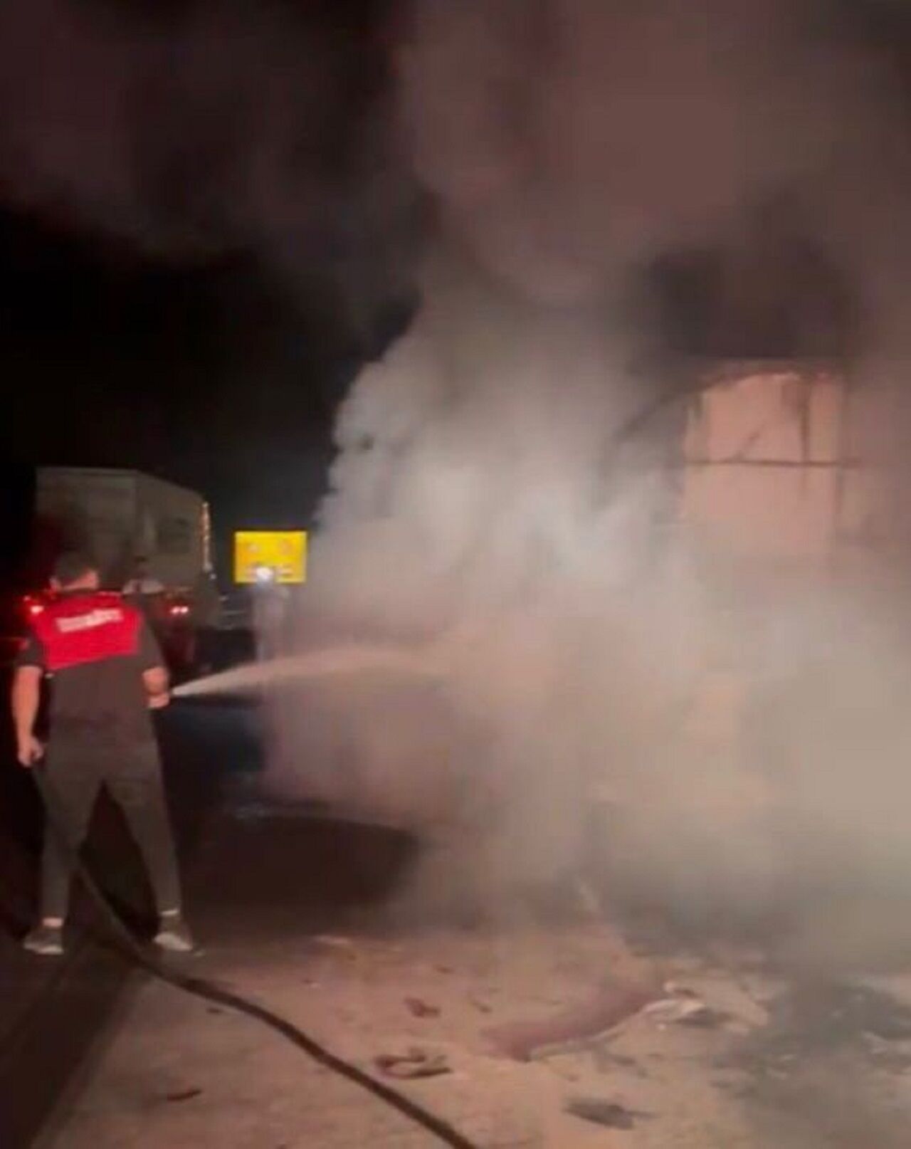 Osmaniye’de Seyir Halindeki Tanker Yandı (3)