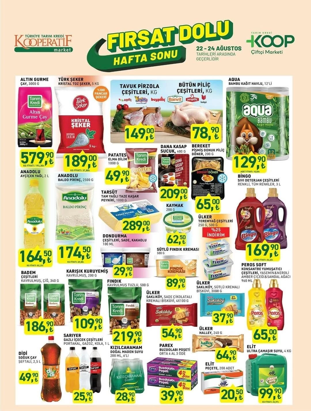 Tarım Kredi Market 22 24 Ağustos Indirimli Ürünler Listesi Yayımlandı (2)