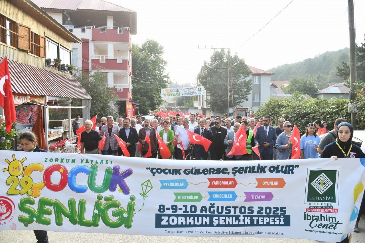 Zorkun Yaylası 29. Çocuk Şenliği Osmaniye’de Coşkuyla Başladı (5)