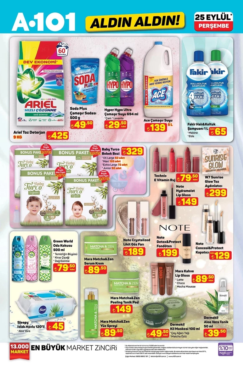 25 Eylül 2025 A101 Kataloğu Yayınlandı Barista Espresso Makinesi Ve Oyuncaklar Raflarda (6)