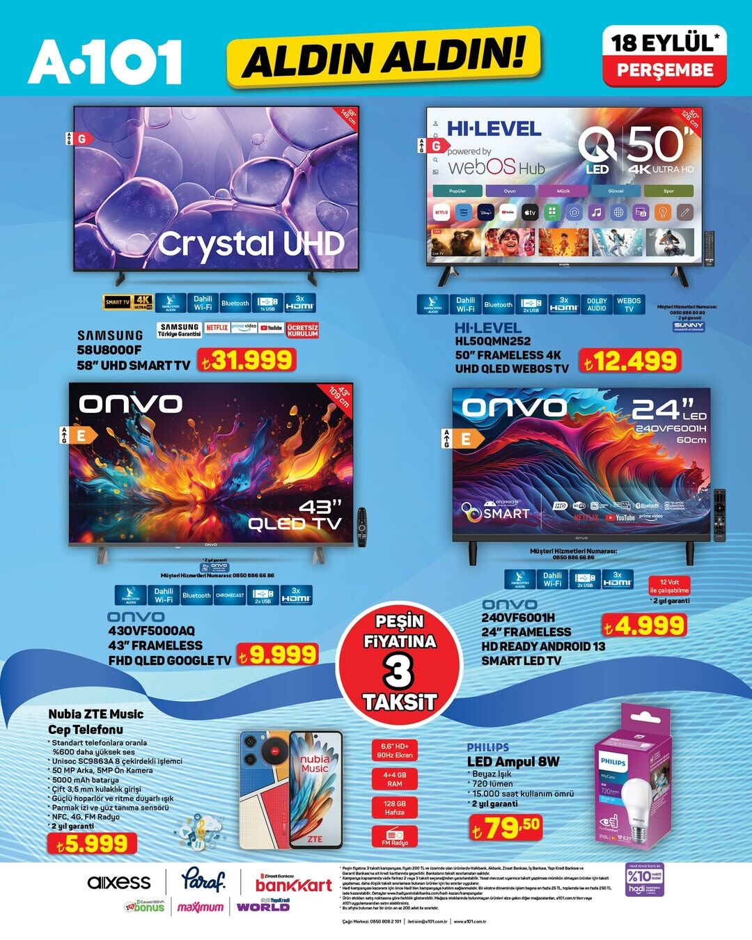 A101 18 Eylül Aldın Aldın Fırsatları Elektrikli Bisiklet, Buzdolabı Ve Çamaşır Makinesi İndirimde (3)