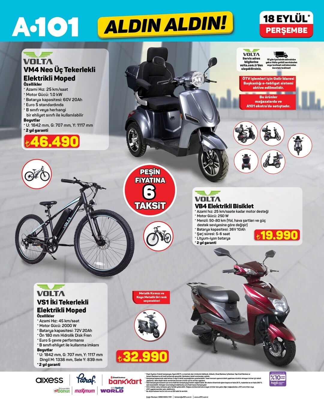 A101 18 Eylül Aldın Aldın Fırsatları Elektrikli Bisiklet, Buzdolabı Ve Çamaşır Makinesi İndirimde (4)